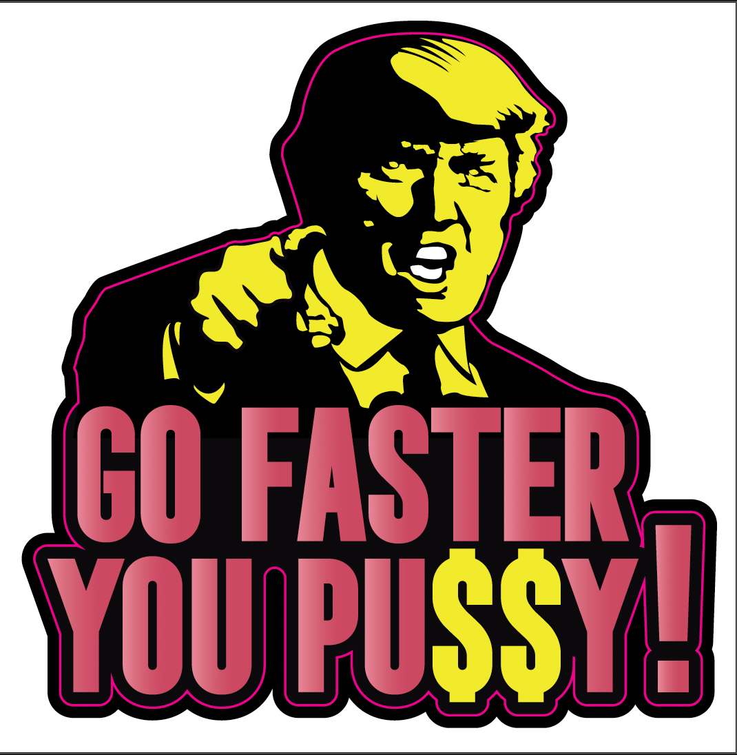 GO FASTER Sticker
