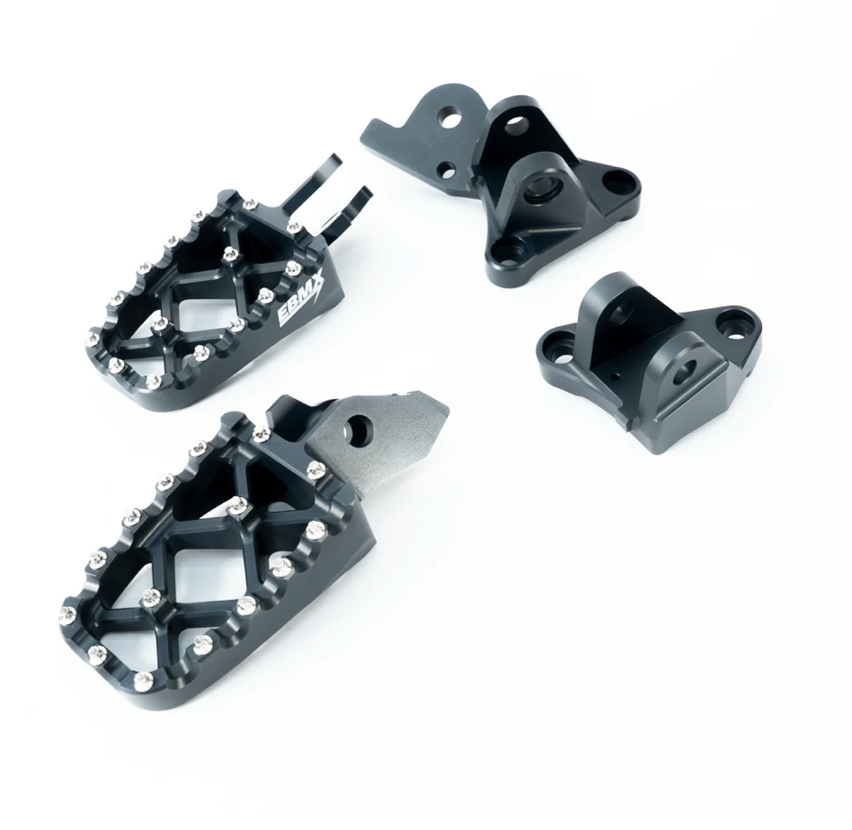 EBMX Competition Foot Pegs and Mounts for Ultra Bee
