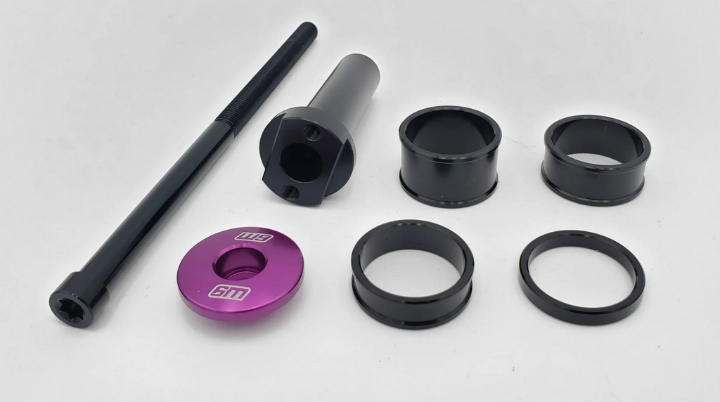 Stem Lock - W9 Fender Adapter Compatible - For forks without a fender mount on lower clamps.